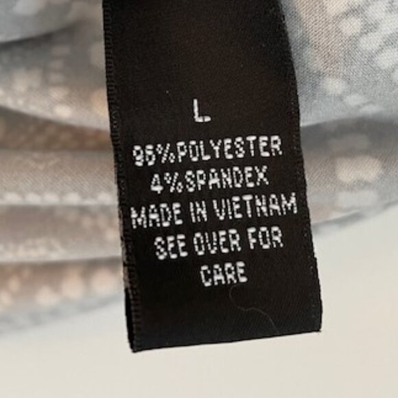 AB Studio Black & White Swing Dress with Side Pockets and 3/4 Sleeves - Picture 5 of 6